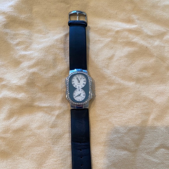 Phillip stein teslar dual face dial diamond watch main image 9